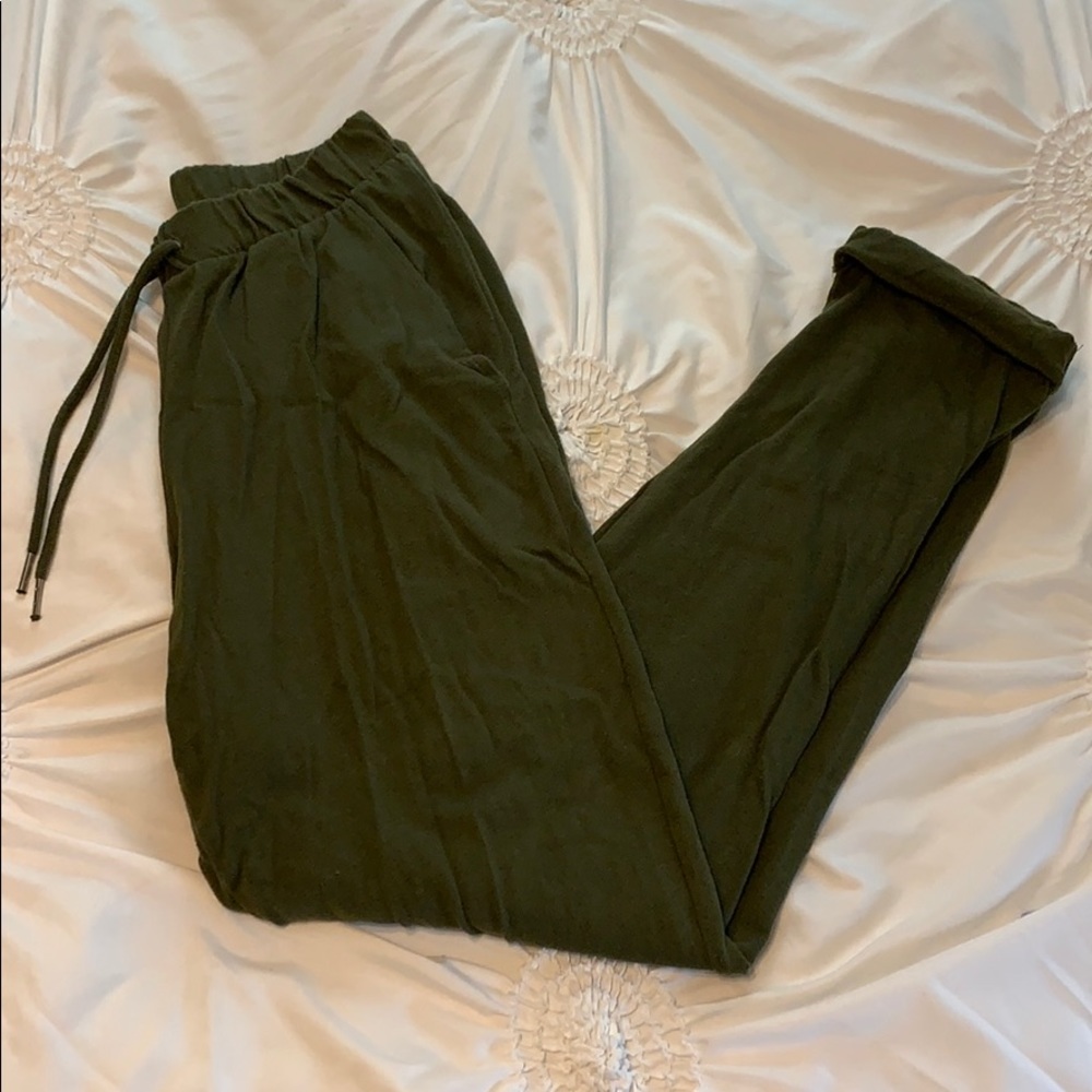 Zara Green Comfy Pants